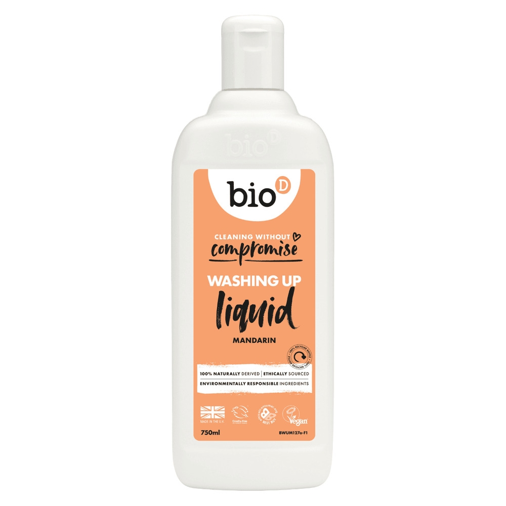 Mandarin Washing Up Liquid Bio-D 12x750ml Mandarin Washing Up Liquid Bio-D 12x750ml
