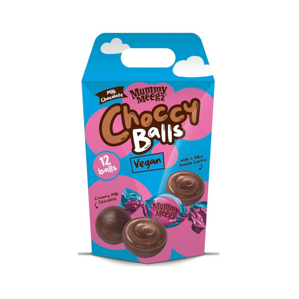 Choccy Balls - 12 pack Mummy Meegz 8x144g Choccy Balls - 12 pack Mummy Meegz 8x144g