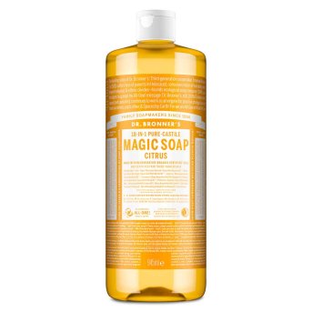 Organic Citrus-Orange Liquid Soap - single Dr. Bronner 1x946ml Organic Citrus-Orange Liquid Soap - single Dr. Bronner 1x946ml