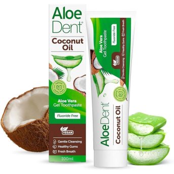 Coconut Toothpaste - fluoride-free Aloe Dent 6x100ml Coconut Toothpaste - fluoride-free Aloe Dent 6x100ml