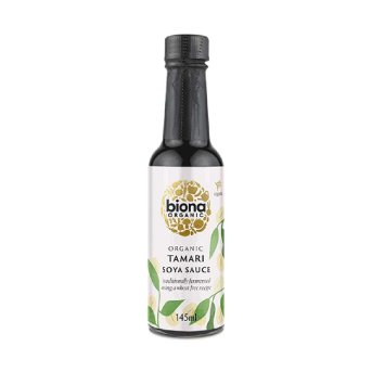 Organic Tamari Soya Sauce - glass bottle Biona 145ml