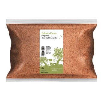 Organic Red Split Lentils Infinity Foods 5kg Organic Red Split Lentils Infinity Foods 5kg