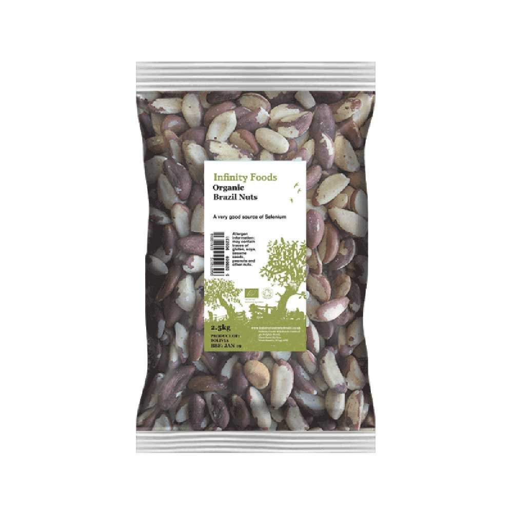 Organic Brazil Nuts Infinity Foods 2.5kg