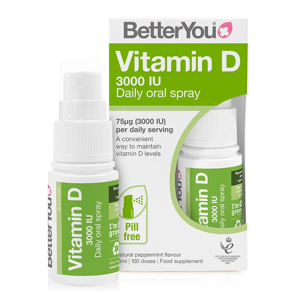 D3000 Vitamin D Oral Spray BetterYou 15ml D3000 Vitamin D Oral Spray BetterYou 15ml