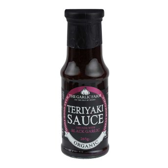Organic Teriyaki Sauce Infused with Black Garlic The Garlic Farm 6x265g Organic Teriyaki Sauce Infused with Black Garlic The Garlic Farm 6x265g