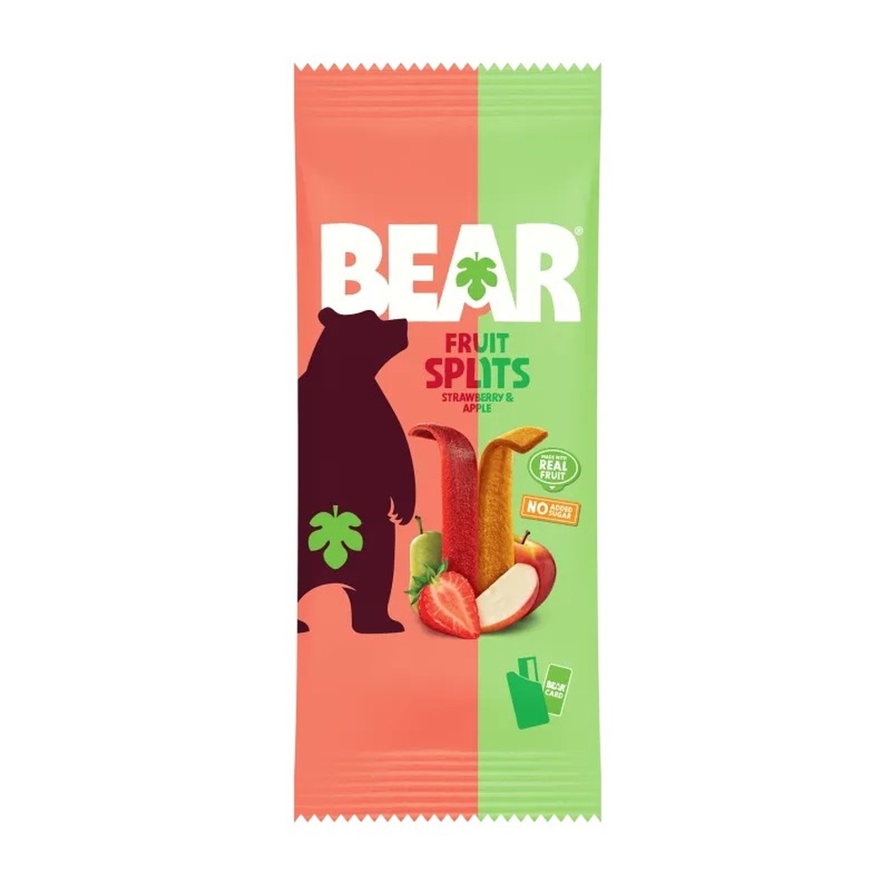 Strawberry & Apple - Splits Bear 8x5x20g Strawberry & Apple - Splits Bear 8x5x20g