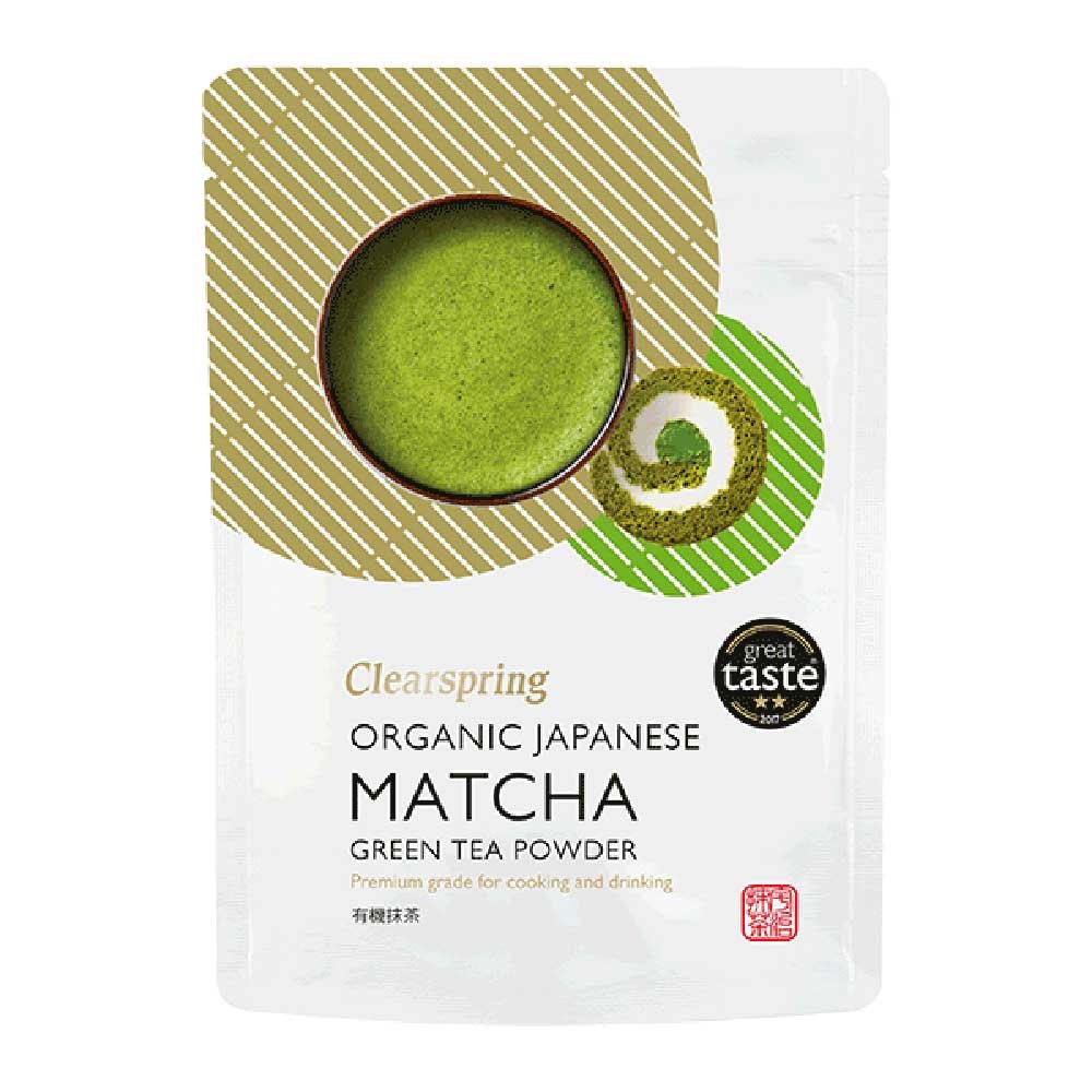 Organic Sachet Powder Matcha Green Tea - Premium grade Clear