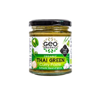 Organic Green Thai Curry Paste Geo-Organics 180g Organic Green Thai Curry Paste Geo-Organics 180g