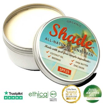 Shade All-Natural Sunscreen - SPF 25 Shade 100ml