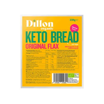 Organic Keto Bread Original Flax Dillon 250g