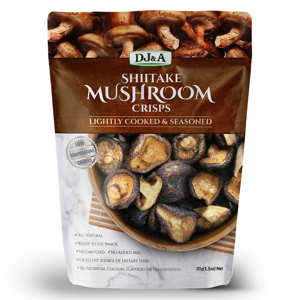 Shiitake Mushroom Crisps DJ&A 30g Shiitake Mushroom Crisps DJ&A 30g