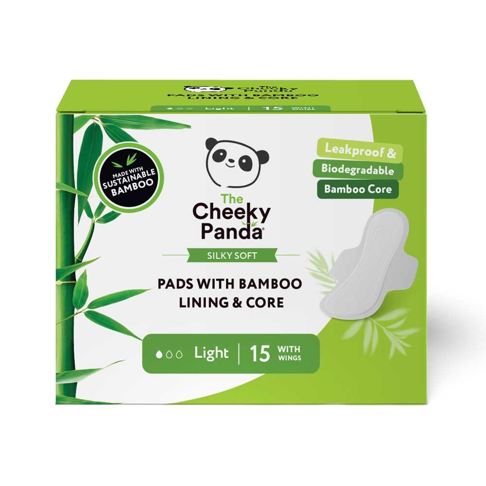 Light Pads 240mm - 15 with wings Cheeky Panda 15pack Light Pads 240mm - 15 with wings Cheeky Panda 15pack