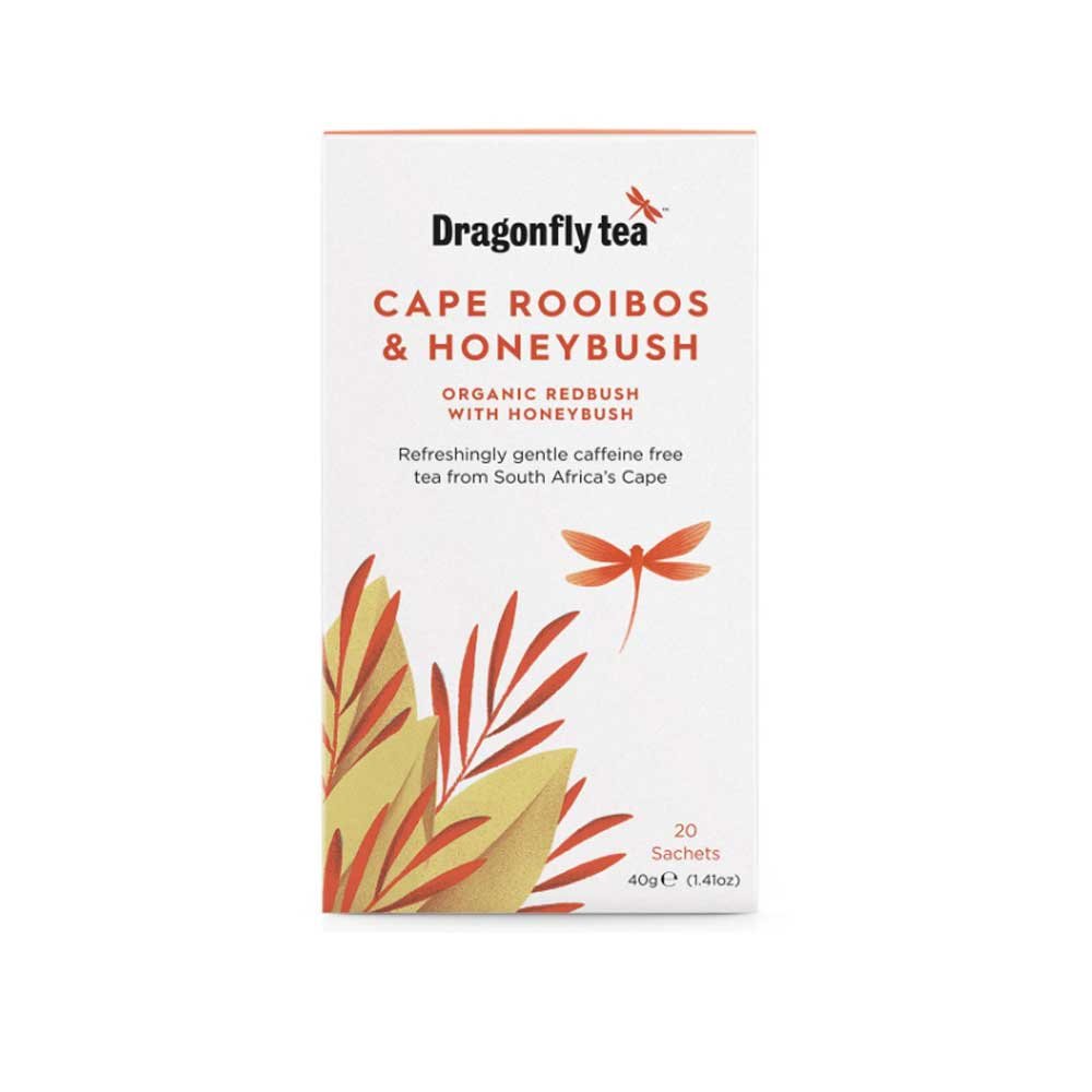 Organic Cape Rooibos & Honeybush Bags Dragonfly Tea 20bgs