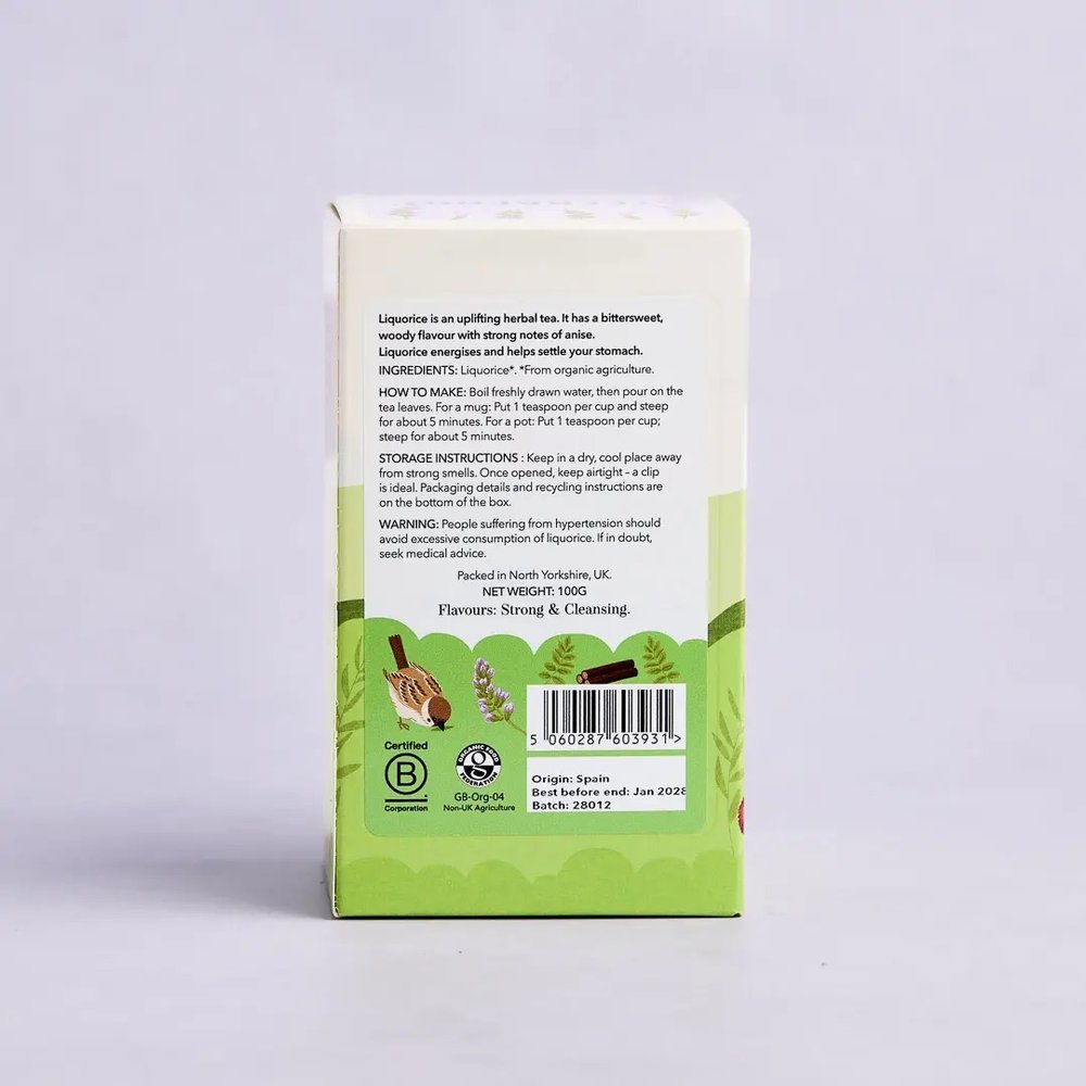 Organic Liquorice Steenbergs 4x100g Organic Liquorice Steenbergs 4x100g