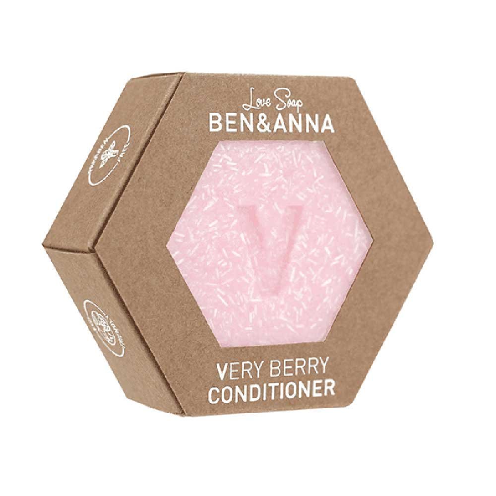 Organic Very Berry Conditioner Bar Ben & Anna 60g