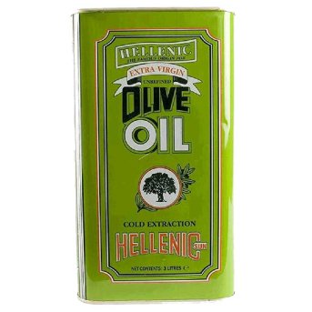 Olive Oil Greek Extra Virgin - tin Hellenic Sun 3l Olive Oil Greek Extra Virgin - tin Hellenic Sun 3l