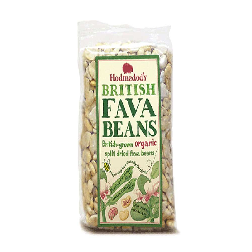 Organic Split Fava Beans (broad beans) Hodmedod's 500g