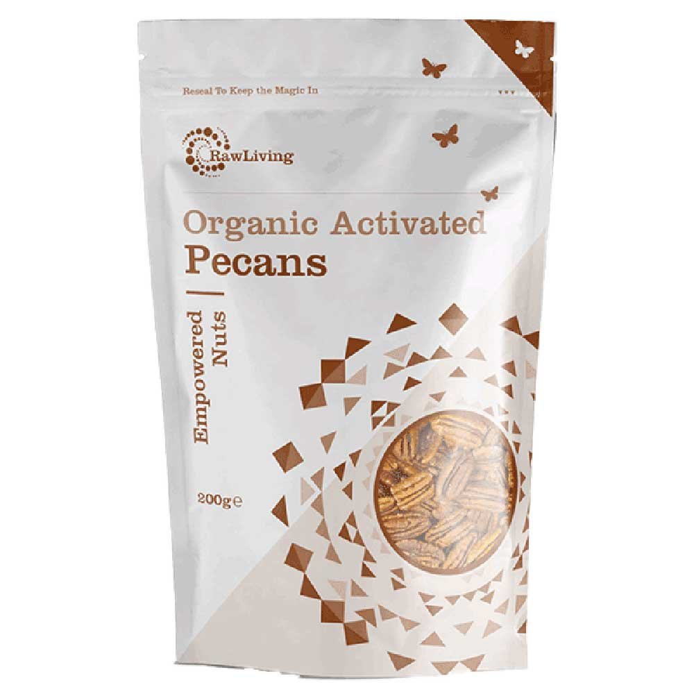 Organic Activated Pecan Nuts Raw Living 200g Organic Activated Pecan Nuts Raw Living 200g