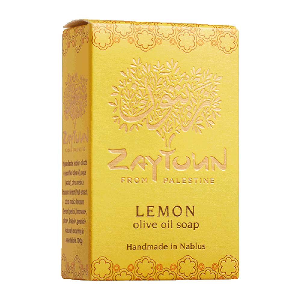 Lemon Olive Oil Soap Bar Zaytoun 100g Lemon Olive Oil Soap Bar Zaytoun 100g