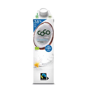 Organic Coconut Milk - Whole Dr Martins 6x1l Organic Coconut Milk - Whole Dr Martins 6x1l