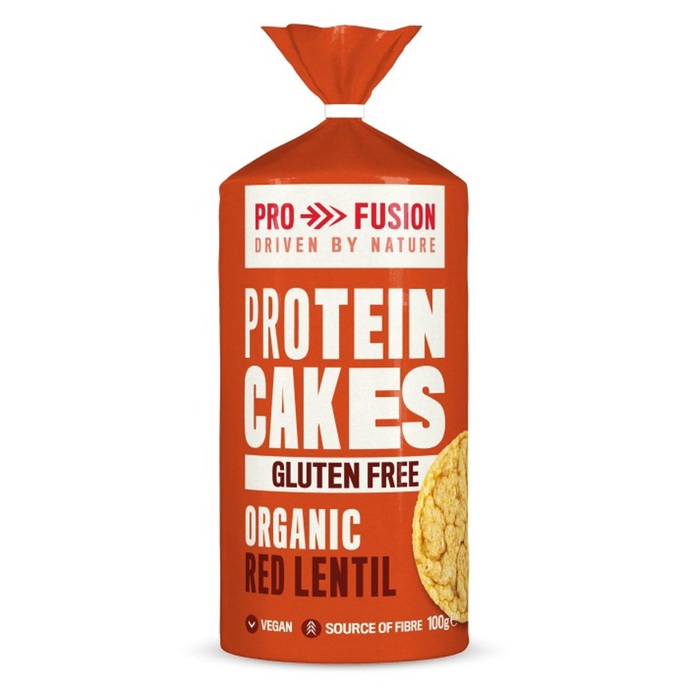 Organic Protein Cakes - red lentil Profusion 12x100g Organic Protein Cakes - red lentil Profusion 12x100g