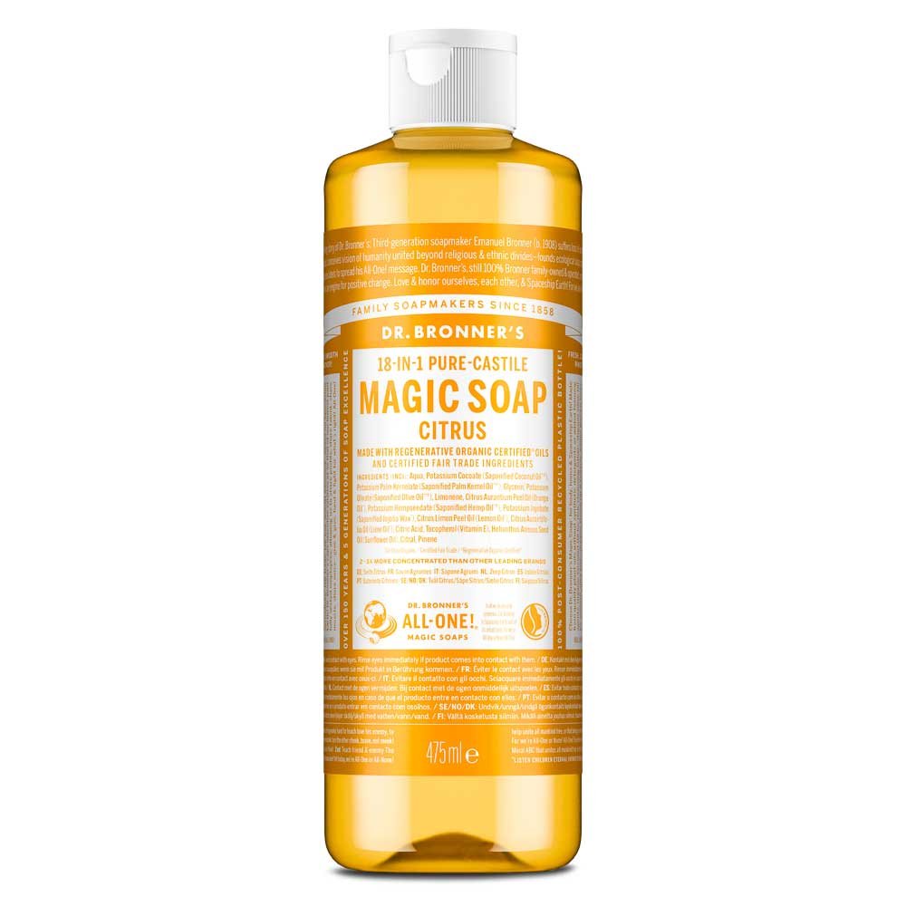 Organic Citrus-Orange Liquid Soap (1/2 case) Dr. Bronner 6x473ml