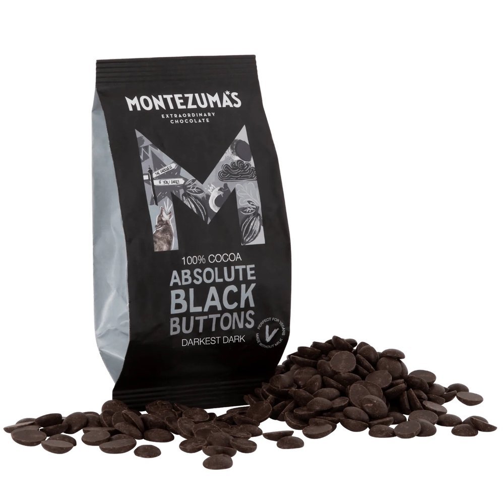Absolute Black Chocolate Buttons Montezuma 8x120g Absolute Black Chocolate Buttons Montezuma 8x120g