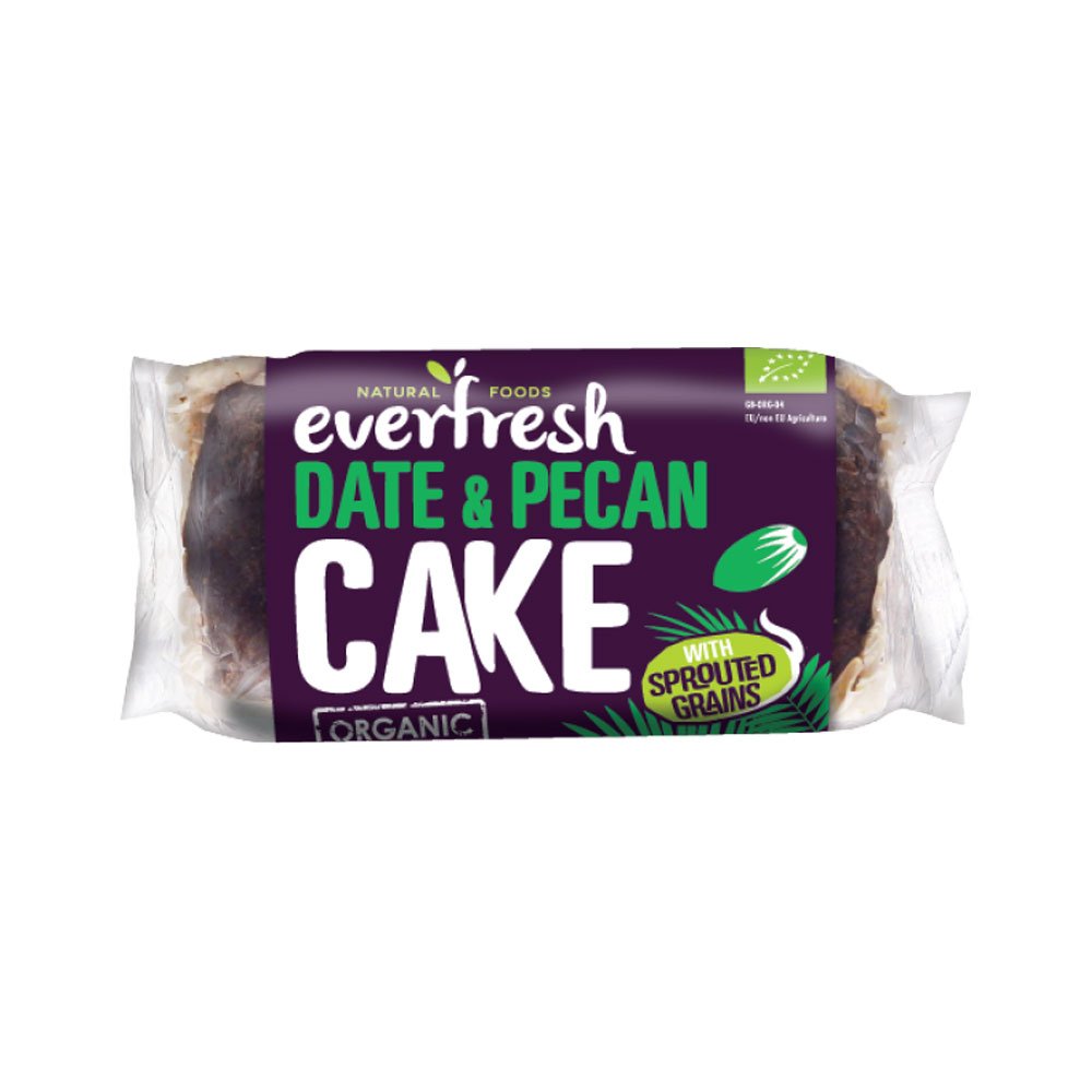 Organic Date & Pecan Cake - Sprouted Everfresh 350g