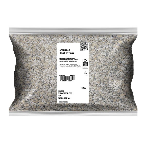 Organic Oat Bran Infinity Foods 2.5kg