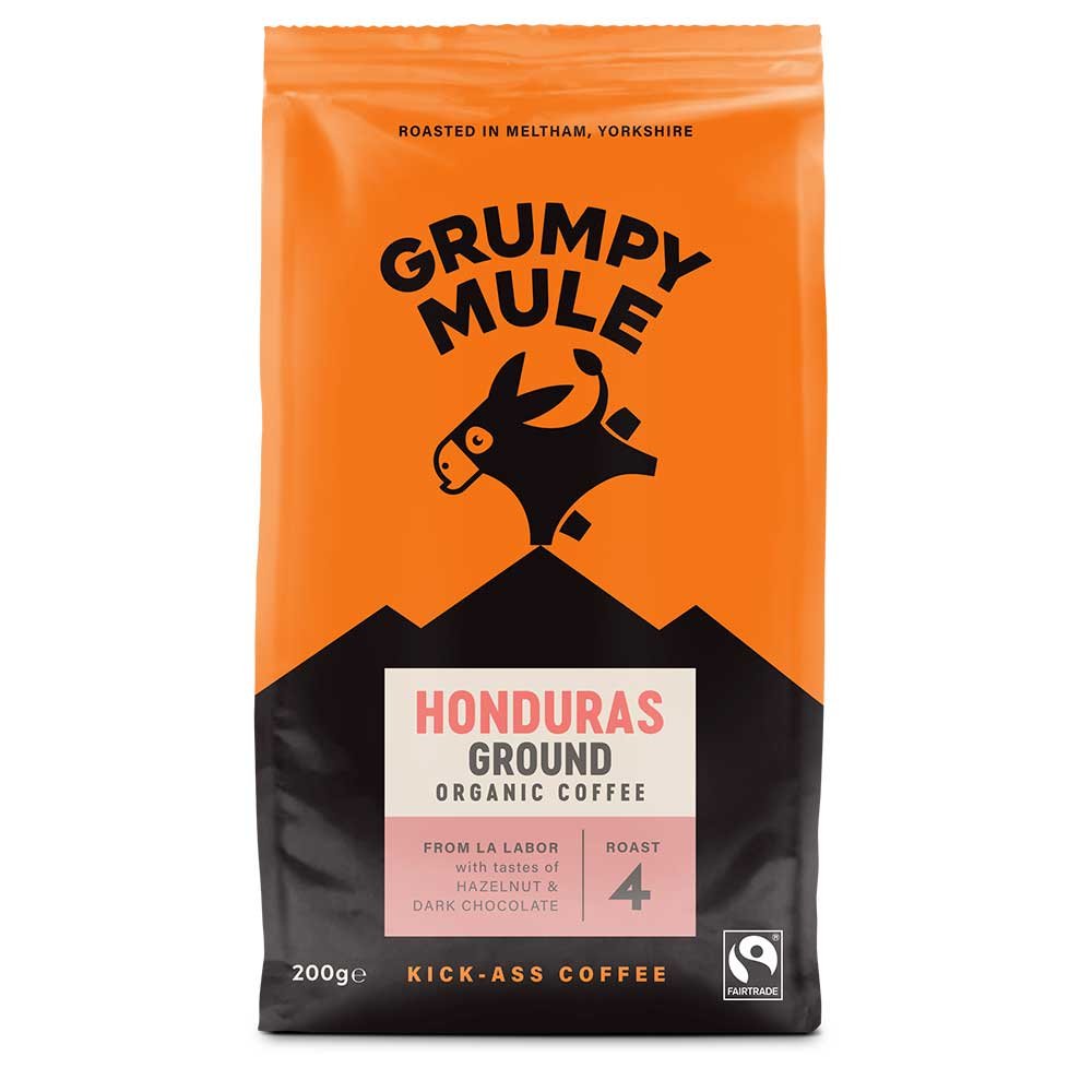 Organic Honduras Ground - 4 Grumpy Mule 200g Organic Honduras Ground - 4 Grumpy Mule 200g