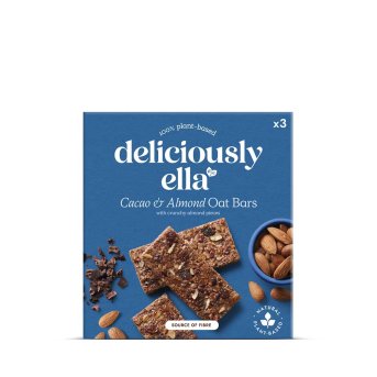 Cacao & Almond Oat Bar Multipack Deliciously Ella 12x3x50g Cacao & Almond Oat Bar Multipack Deliciously Ella 12x3x50g