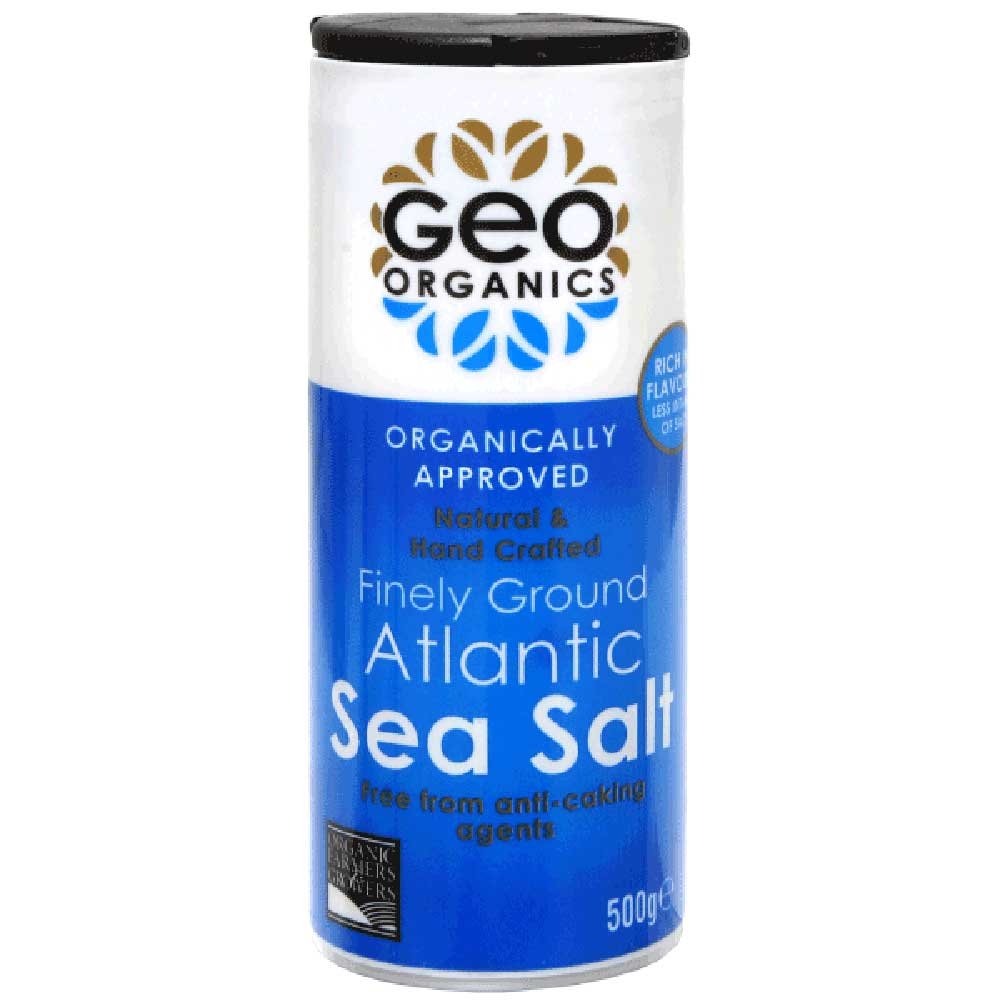 Atlantic Sea Salt - in tub dispenser Geo-Organics 500g