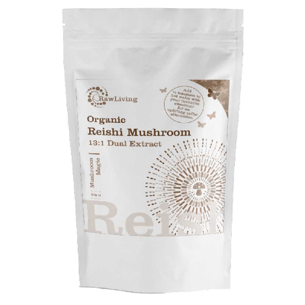 Organic Reishi (Duanwood) Mushroom 13:1 Dual Extract - pouch