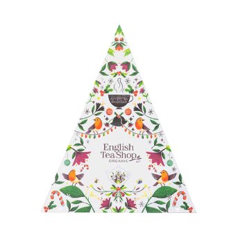 Organic Advent Calendar Triangular - green English Tea Shop 6x304g Organic Advent Calendar Triangular - green English Tea Shop 6x304g