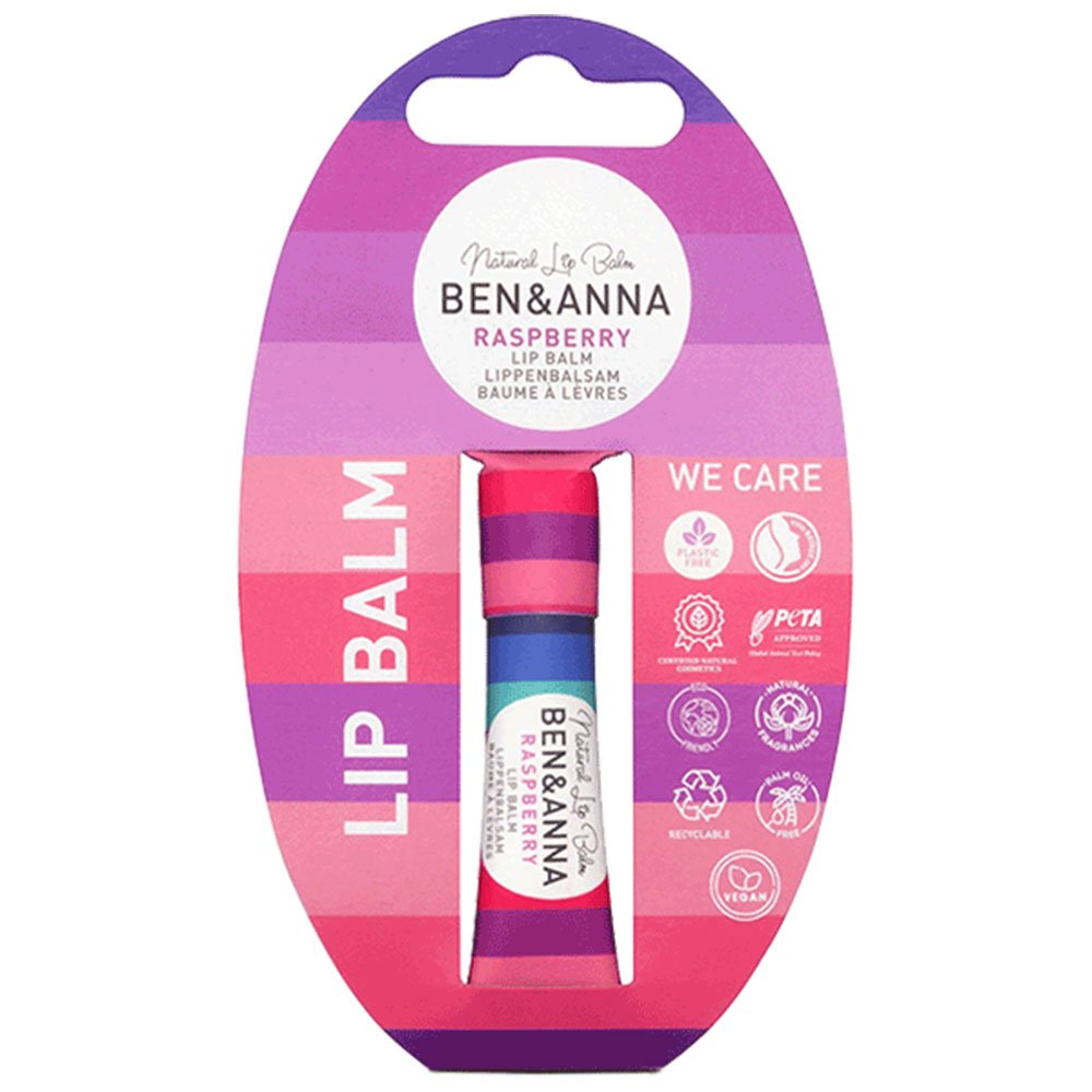 Organic Lip Balm Raspberry Ben & Anna 6g Organic Lip Balm Raspberry Ben & Anna 6g