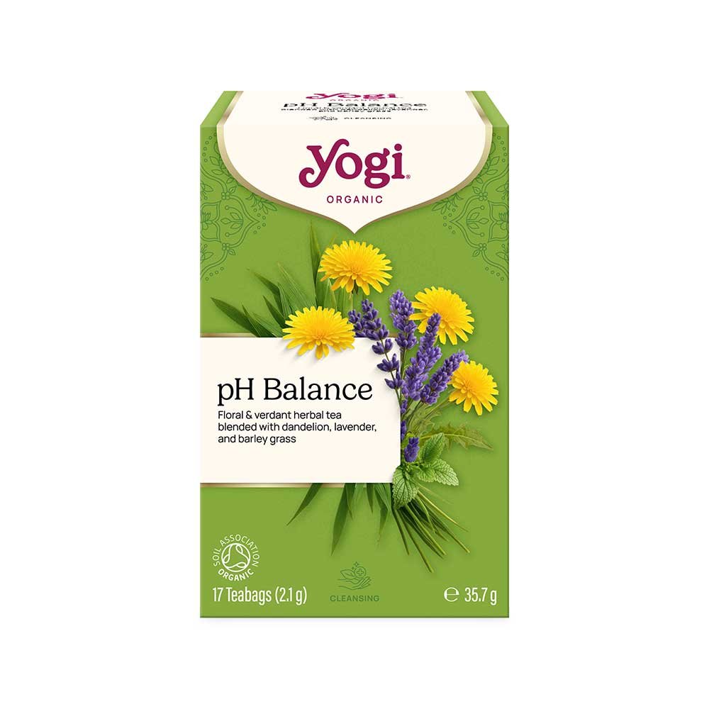 Organic pH Balance Tea - replacing Alkaline Herbs Yogi 6x17bags