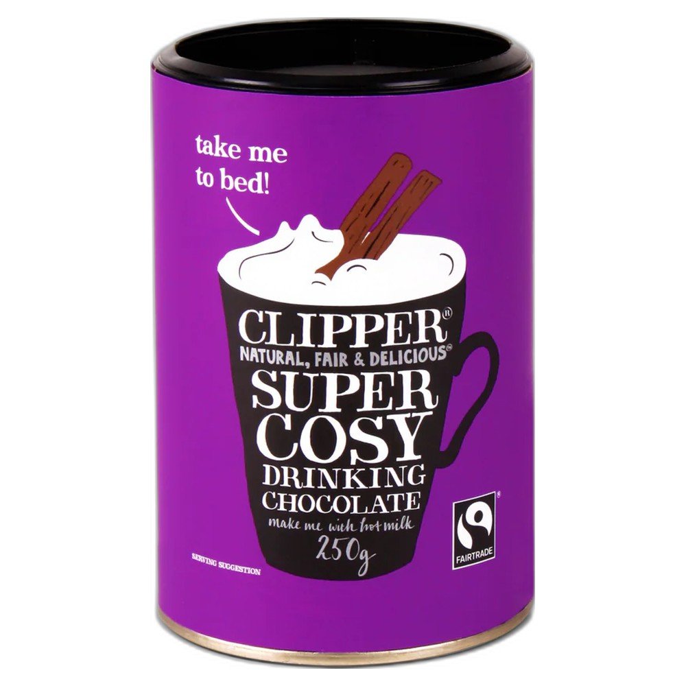 Drinking Chocolate - tub Clipper 6x250g Drinking Chocolate - tub Clipper 6x250g