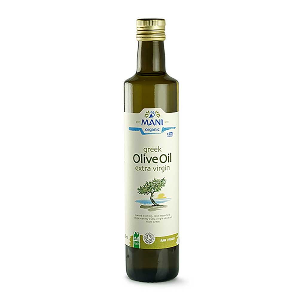 Organic Olive Oil - Extra Virgin Mani 500ml Organic Olive Oil - Extra Virgin Mani 500ml