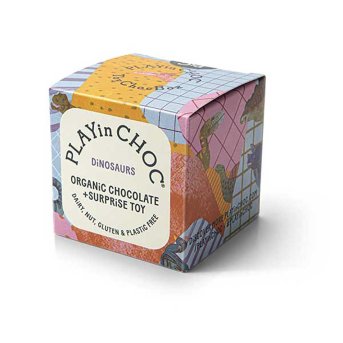 Organic Dinosaurs 3d puzzle toy with chocolate