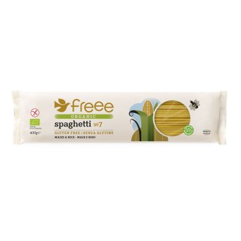Organic Maize and Rice Spaghetti Freee from Doves Farm 9x400g Organic Maize and Rice Spaghetti Freee from Doves Farm 9x400g