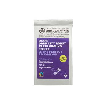 Organic Dark City Roast Coffee Ground - 4 Equal Exchange 200