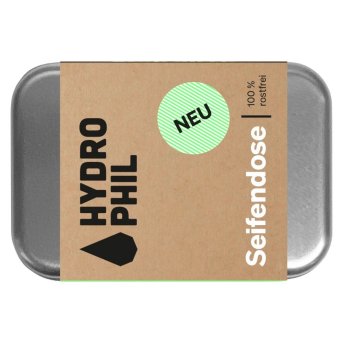 Travel Soap Box - Stainless Steel Hydrophil 6x1 Travel Soap Box - Stainless Steel Hydrophil 6x1