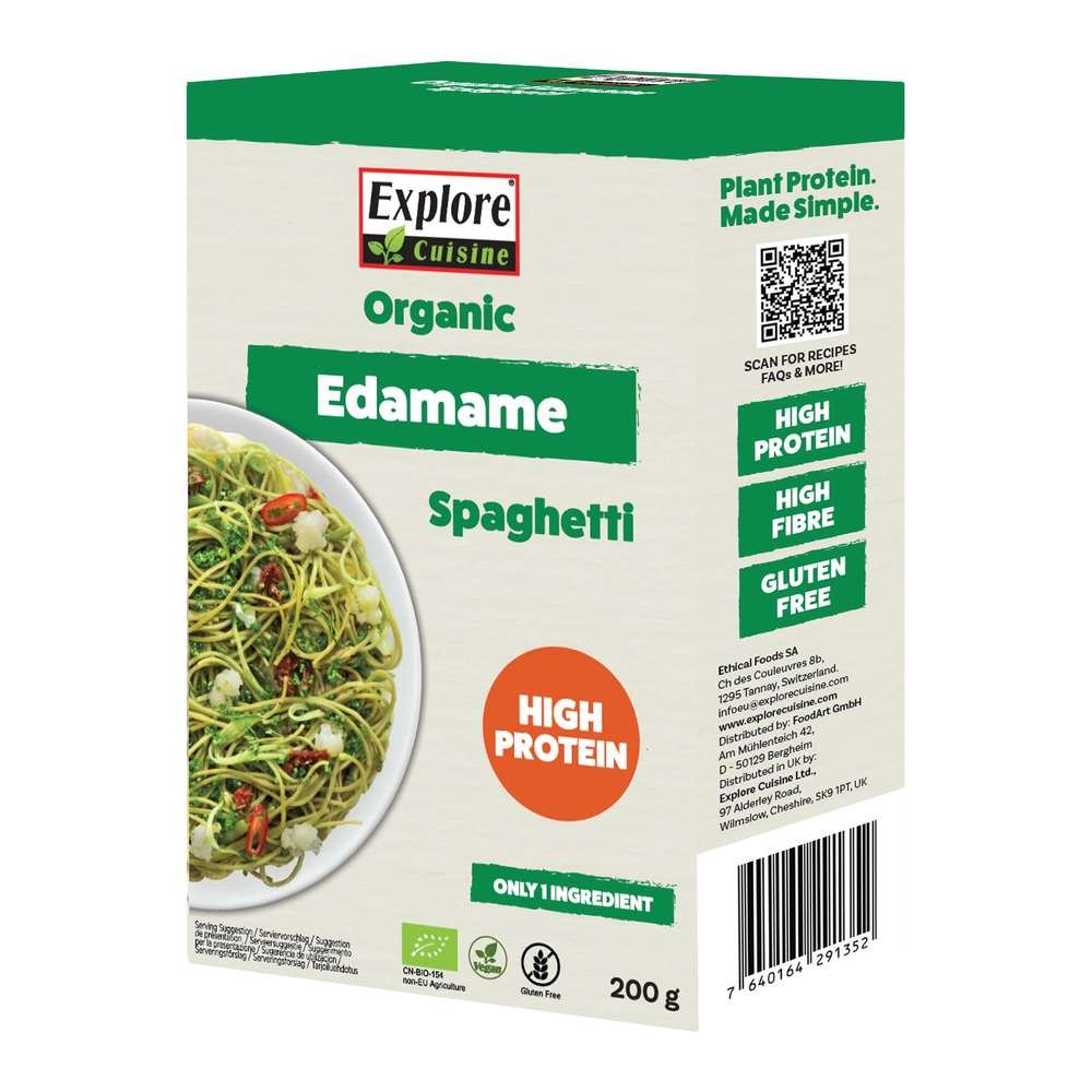 Organic Edamame Bean Spaghetti Explore Cuisine 6x200g