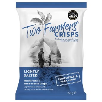 Lightly Salted Crisps Two Farmers 12x150g Lightly Salted Crisps Two Farmers 12x150g