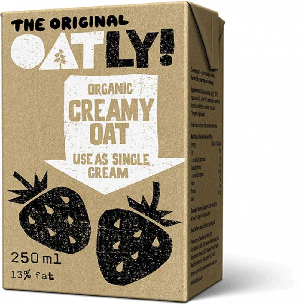 Organic Oatly (dairy-free alt. to) Cream Oatly 250ml