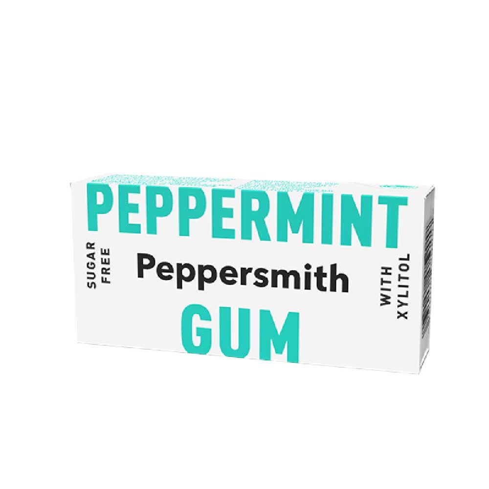 Peppermint Dental Chewing Gum Pocket Pack (10 gums) Peppersm
