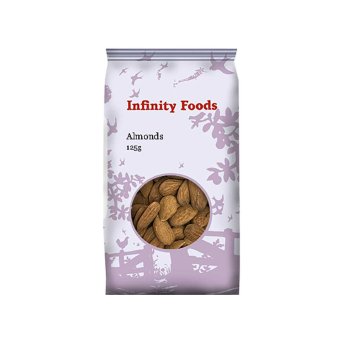 Almonds Infinity Foods 125g Almonds Infinity Foods 125g