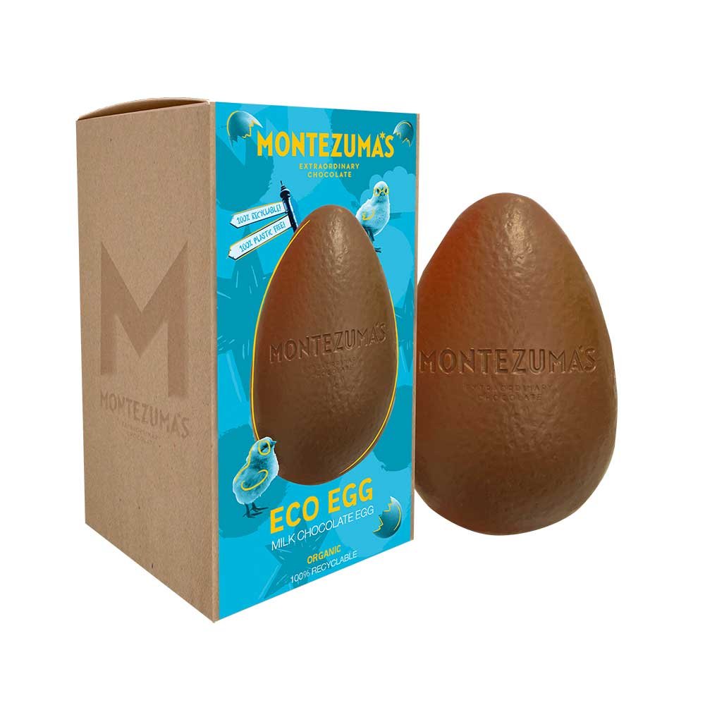 Organic Milk Chocolate Eco Egg Montezuma 4x150g Organic Milk Chocolate Eco Egg Montezuma 4x150g
