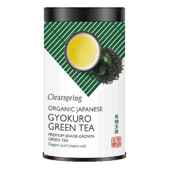 Organic Gyokuro Green Tea loose - tin Clearspring 85g