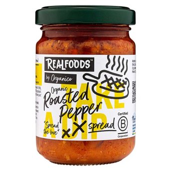 Organic Roasted Pepper Dip/Spread Realfoods by Organico 140g